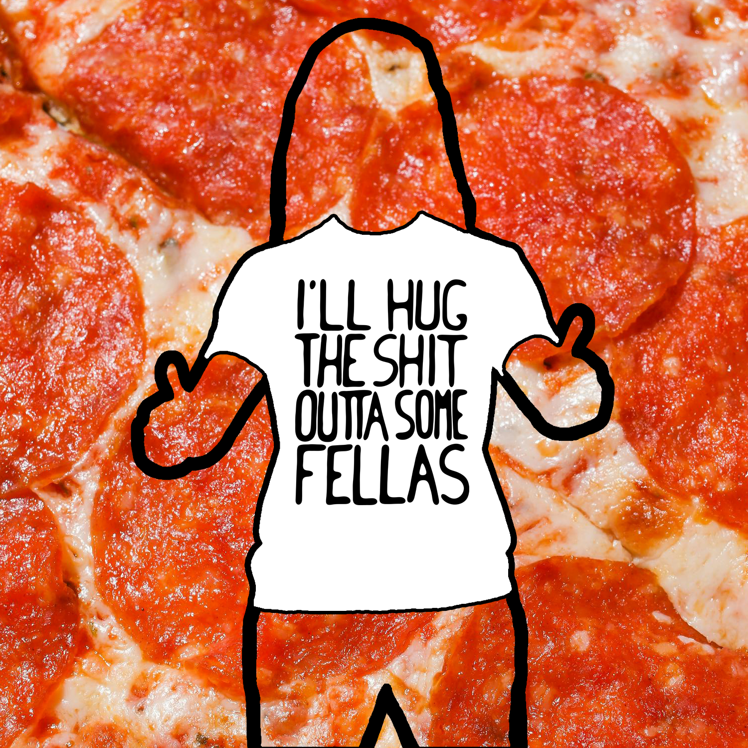 Hug Fellas T-shirt - White