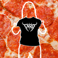 Death Metal Pizza Logo T-shirt - Black