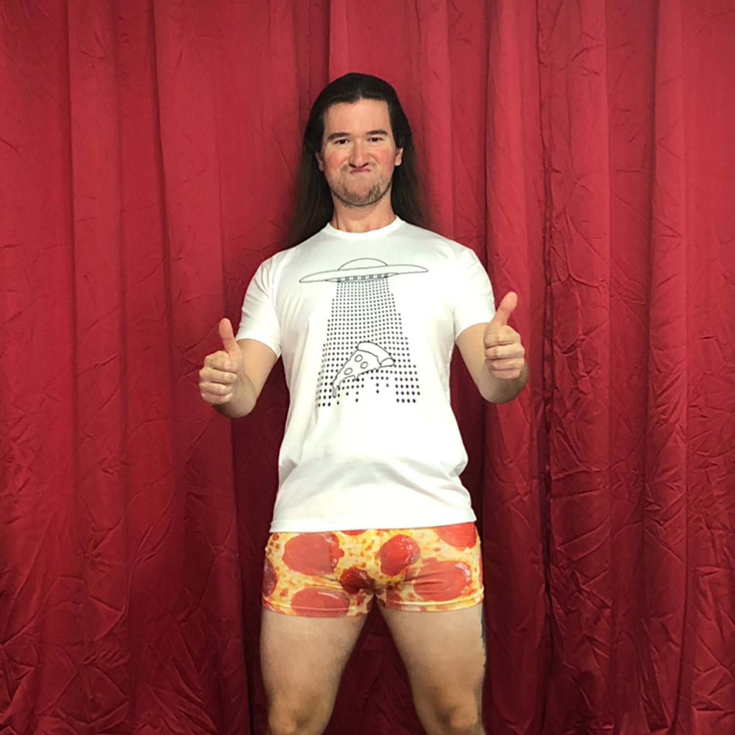 Pizza Abduction T-shirt - White
